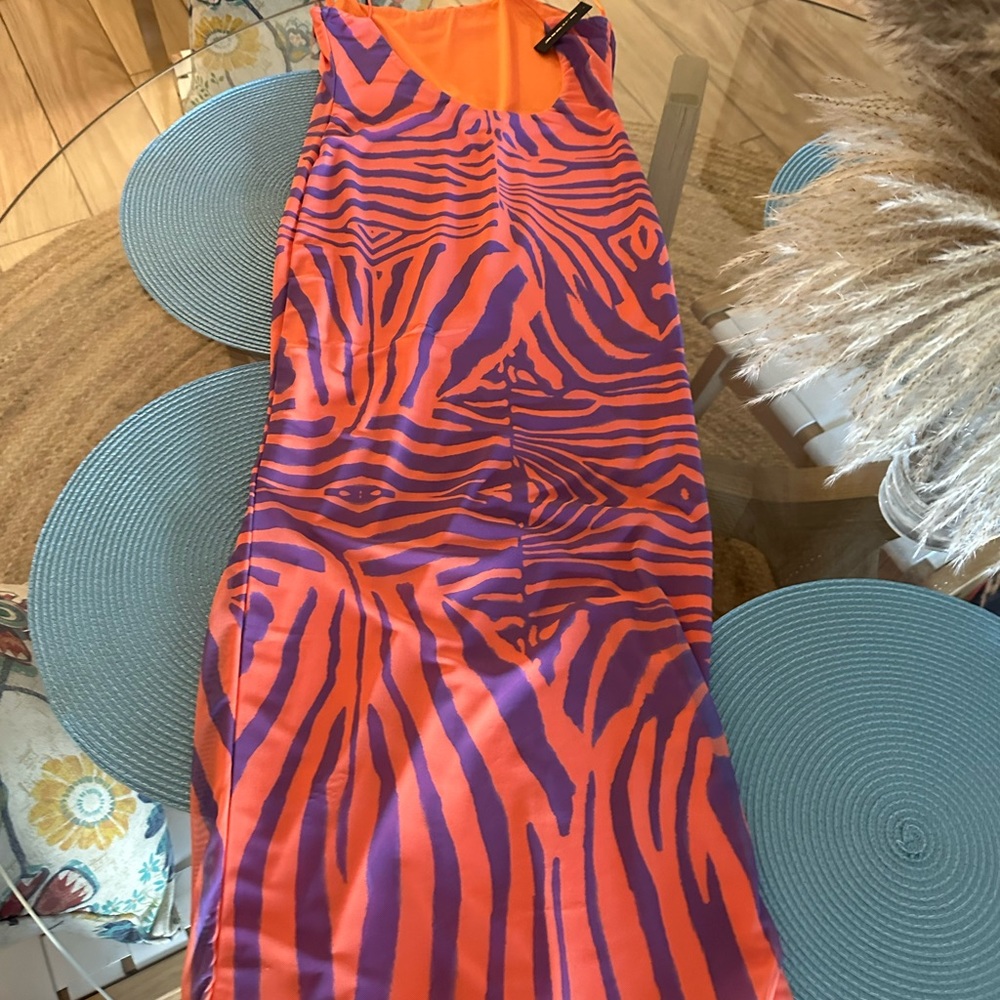 AFRM mesh top and dress set